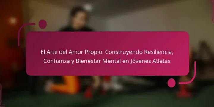 El Arte del Amor Propio: Construyendo Resiliencia, Confianza y Bienestar Mental en Jóvenes Atletas