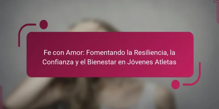 Fe con Amor: Fomentando la Resiliencia, la Confianza y el Bienestar en Jóvenes Atletas